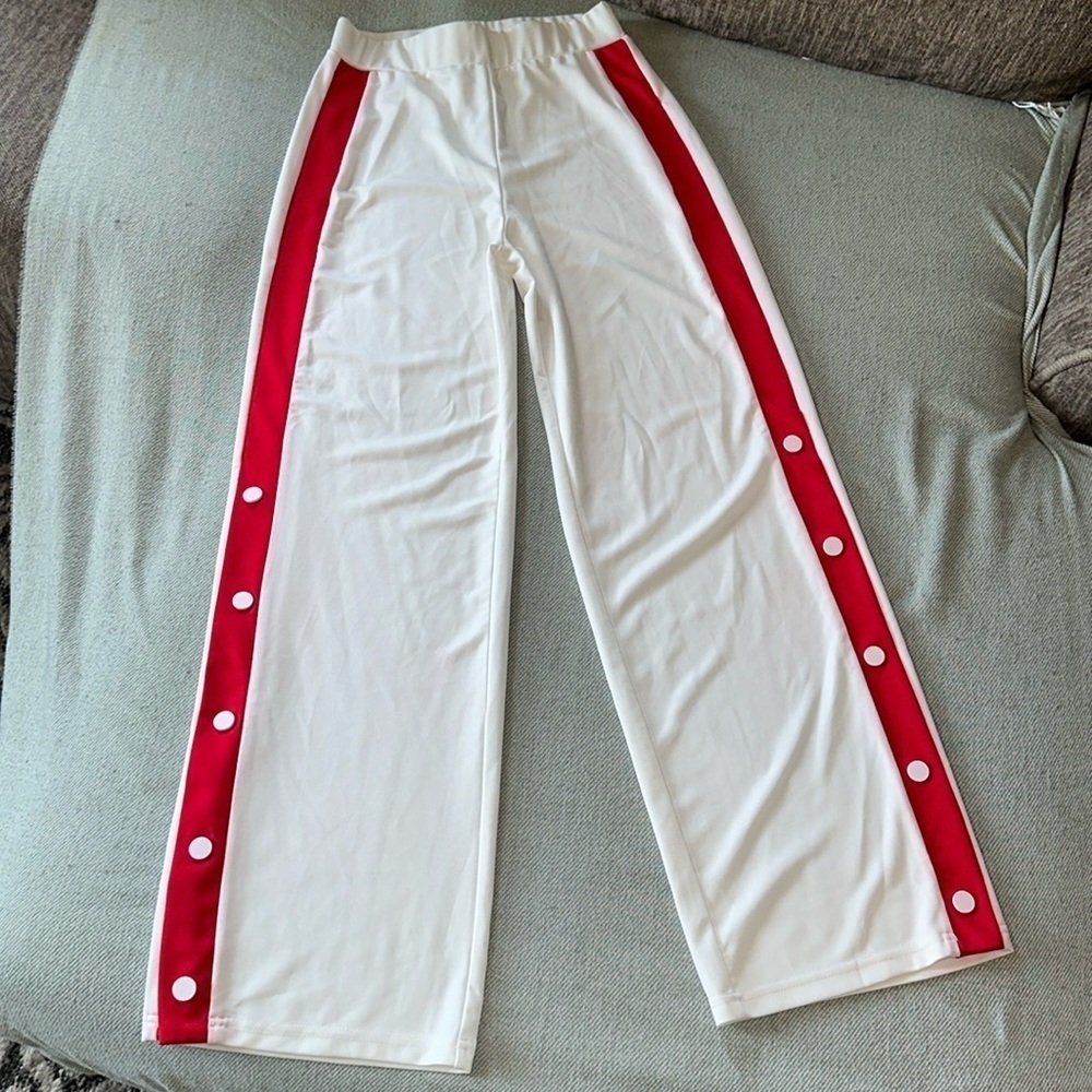 Grifflin Paris Track-Pants w/ Snap  Buttons below the Knee